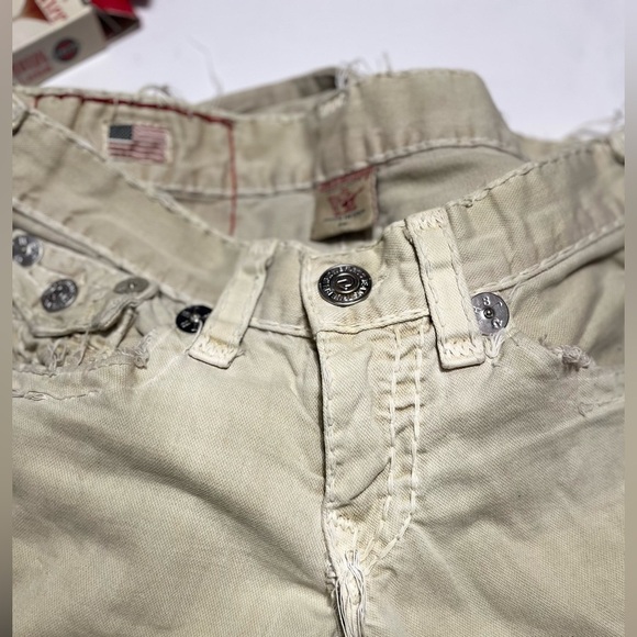 True Religion Ricky Straight Fit Natural String Super T Sear 34 Men Sz 29 - Picture 4 of 10